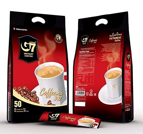 Thương hiệu: Trung Nguyên Legend Cà phê hòa tan G7 3in1 - Bịch 50 sachets 16gr